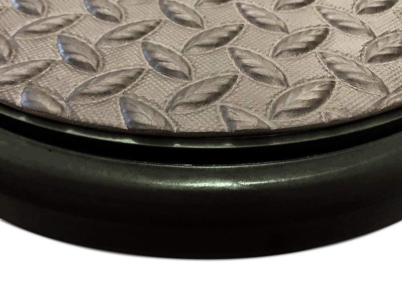 BUCKET PROS Padded Bucket Lid with Diamond Pad Frame/Black Pad-By Bucket Lidz - Image 2